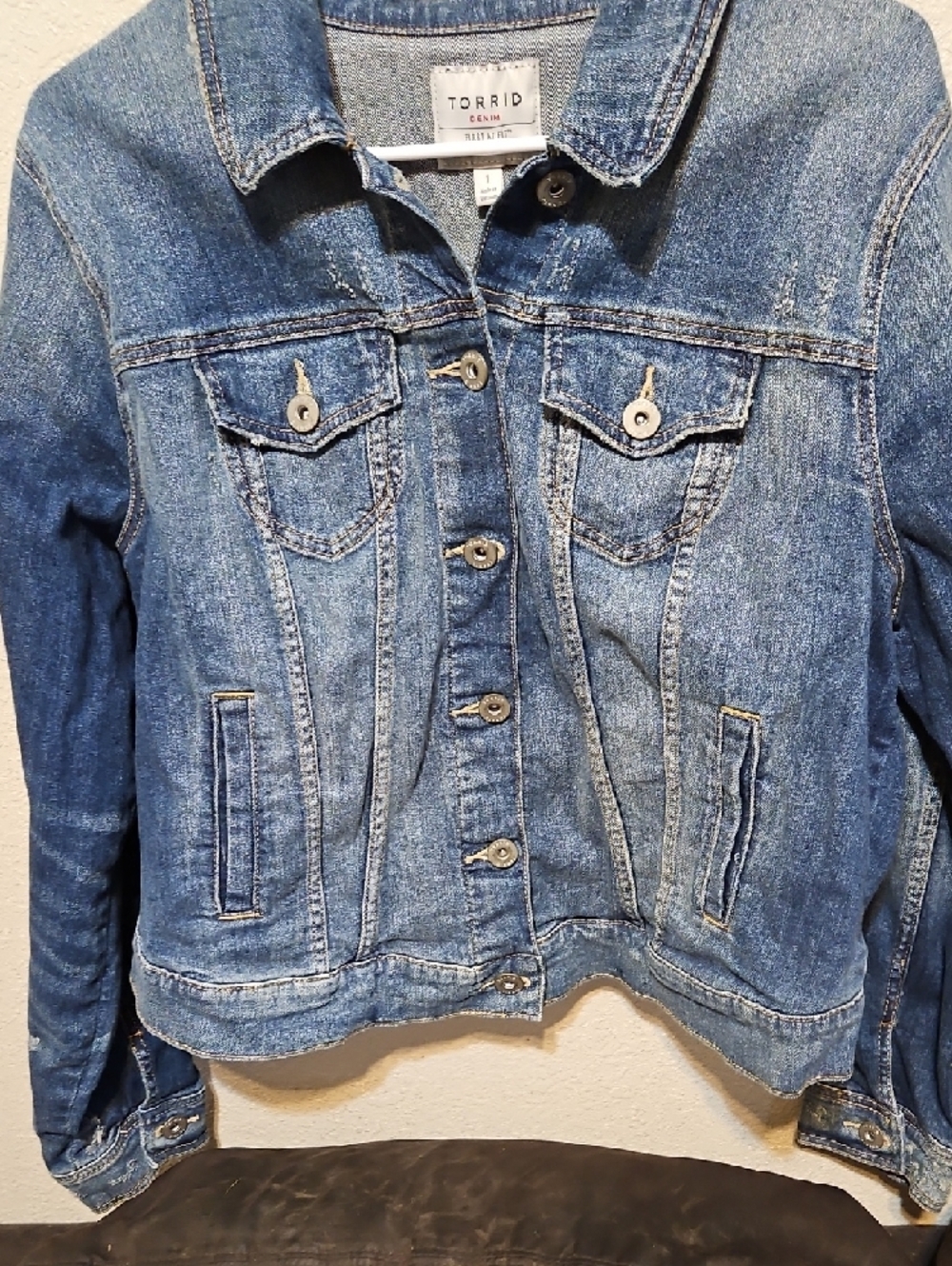 torrid Blue Denim Jean Jacket - Picture 3 of 8